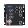 M12 connector train vehicles metro subway railway EN50155 on-board ethernet Gigabit network Switch