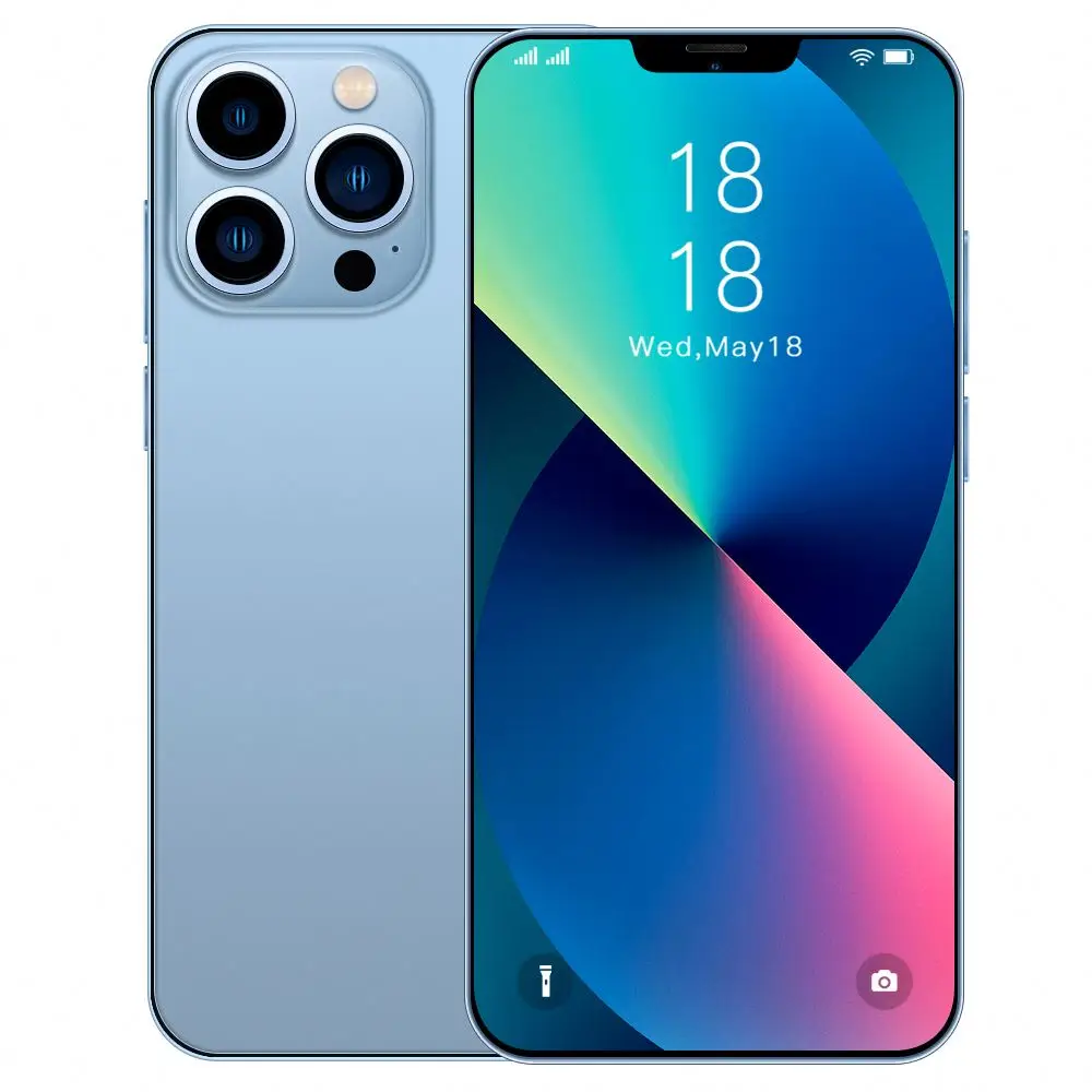 

i13 Pro Max + 6.7 inch 16GB + 512GB Android smartphone 10 core 5G LET phone 3 camera face ID Unlocked version mobile phone