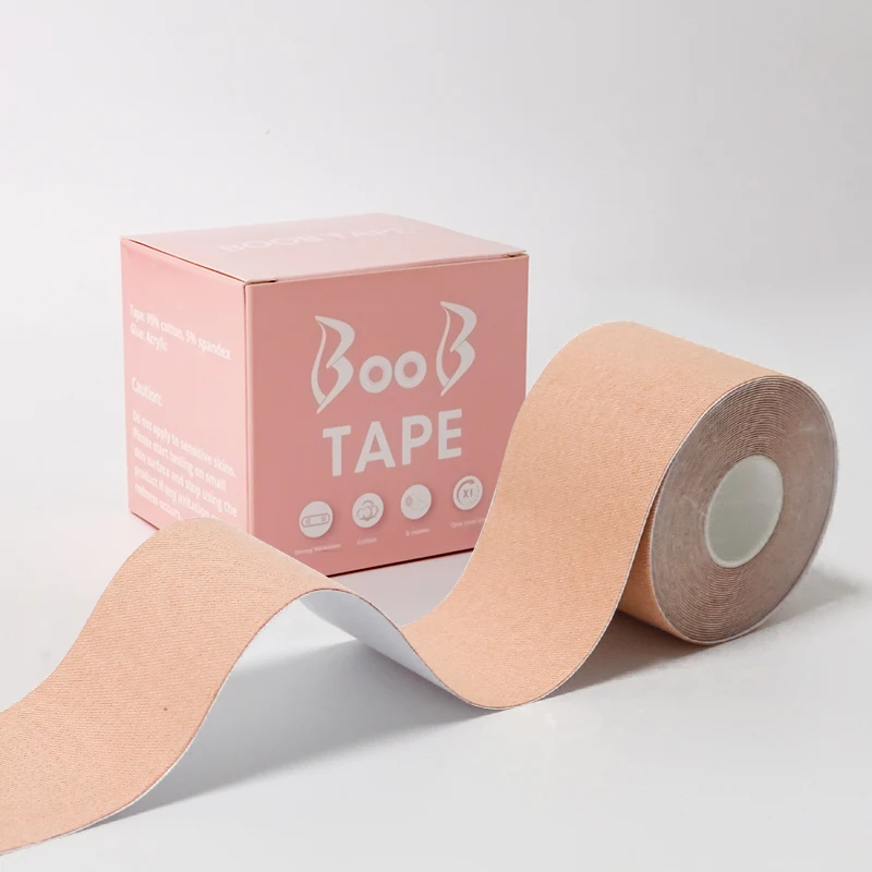 Women Sticker Underwear Accessories Breast Body Tape Roll Lift Invisible Breathable Boob Tape