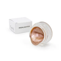 

Private Label Face body Highlighter Jelly Gel Eyeshadow Glow Body Glitter Makeup Gold Liquid Highlighter