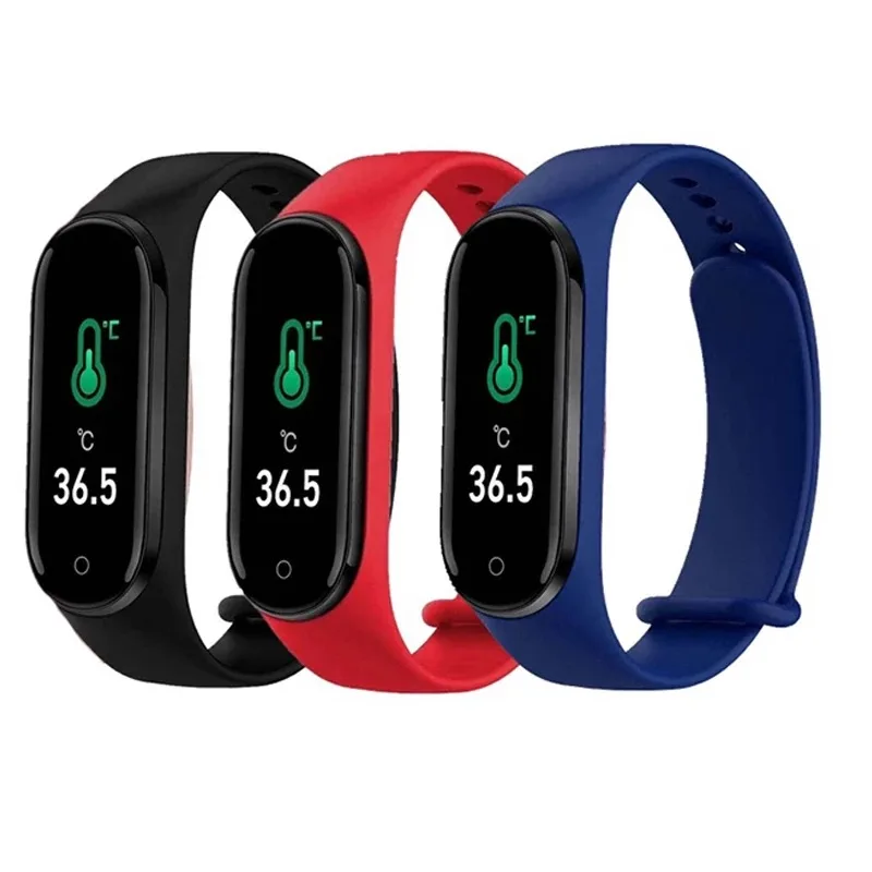 

Best Selling Watch M4pro Fitness Fitbit Colorful Band M4Pro Bracelet Body Temperature Smart Watch Great price