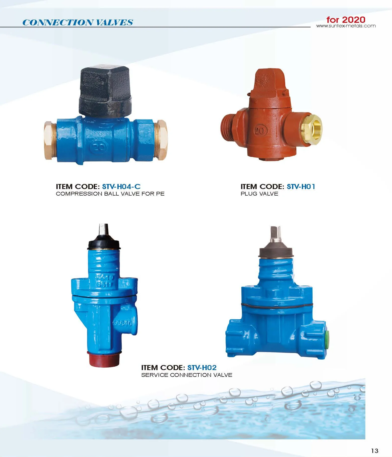 Compression ball valve for HDPE connection