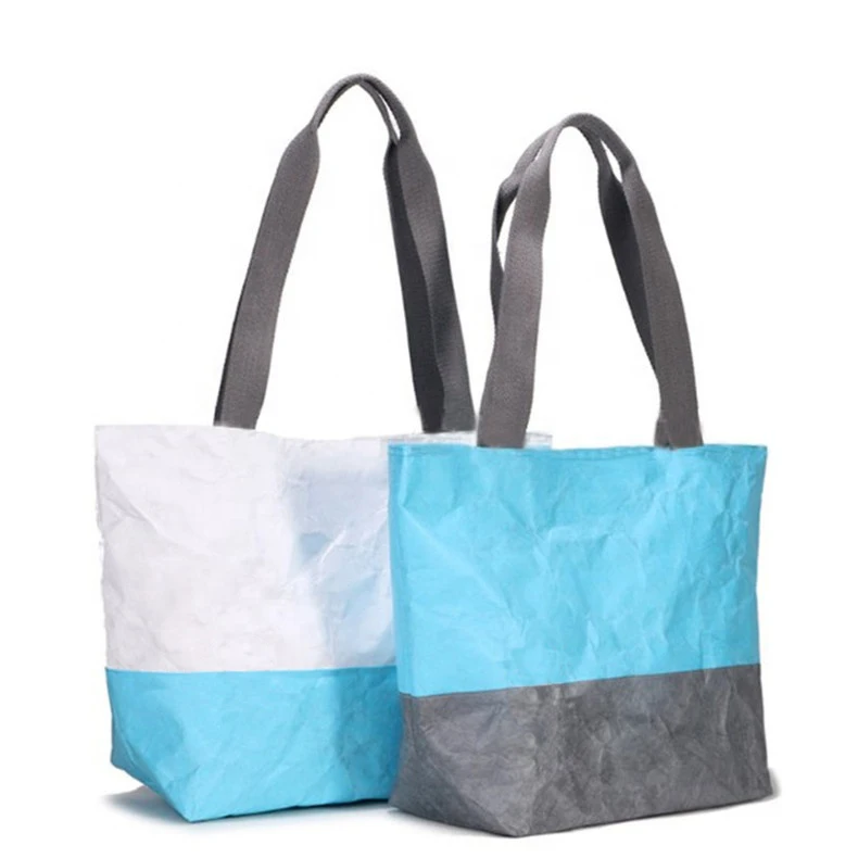 

Dupont Shopping Promotional Aluminium Makeup Hand Lunch Insulated Paper Tyvek Tote Bag, Customized color