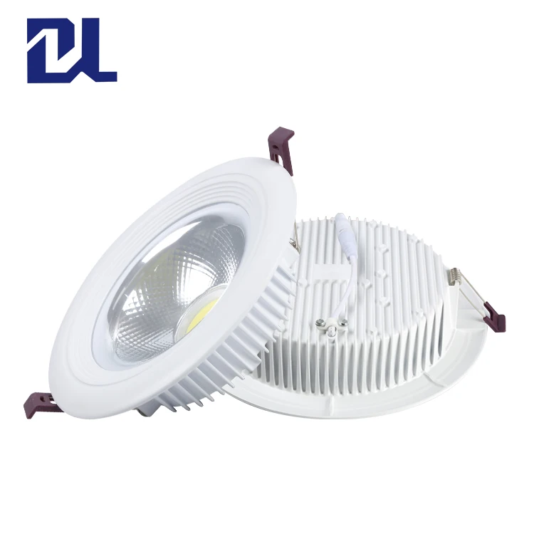 Good price ip20 flush mounted ceiling indoor lighting white COB 7w 12w 18w 24w 36w led down light