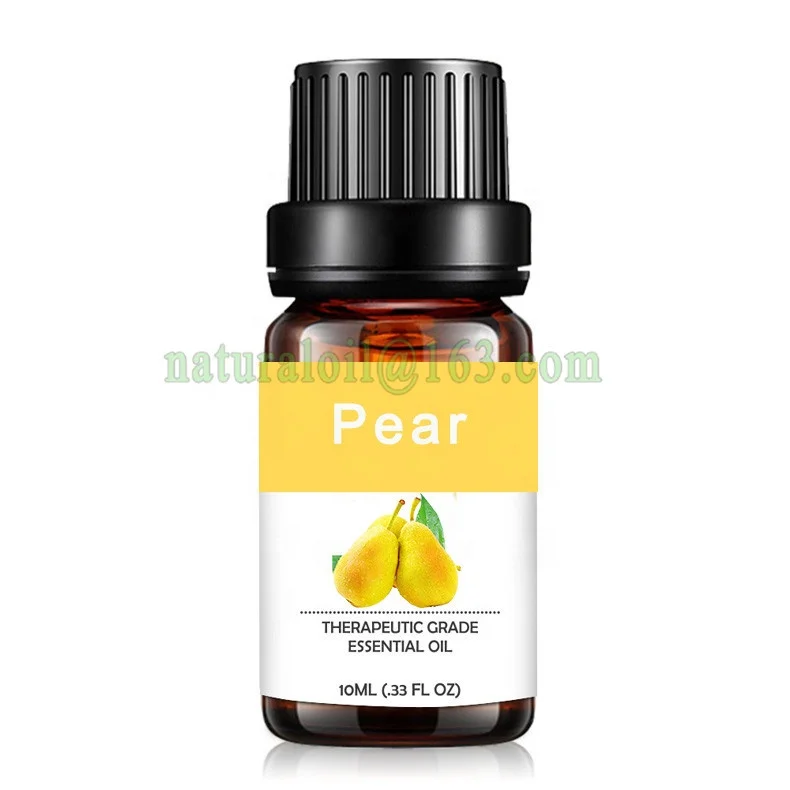 

100% Pure Natural english pear essential oil For Candle Soap Making Perfume Air Fresh Diffuser Body Massage Oil, Light yellow