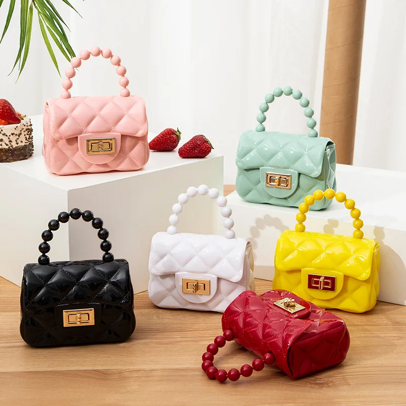 

Summer Popular Selling Bolsas Women Shoulder Crossbody Bag Mini PVC Handbags Small Jelly Purse For Kids Girls