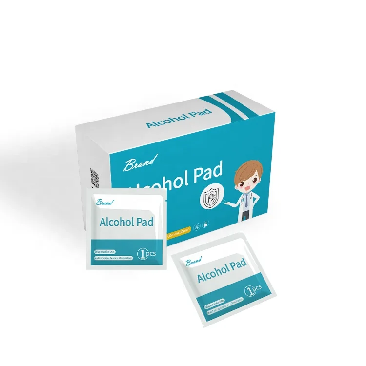 

Private label individually Package alcohol pad in box for screen cleaning