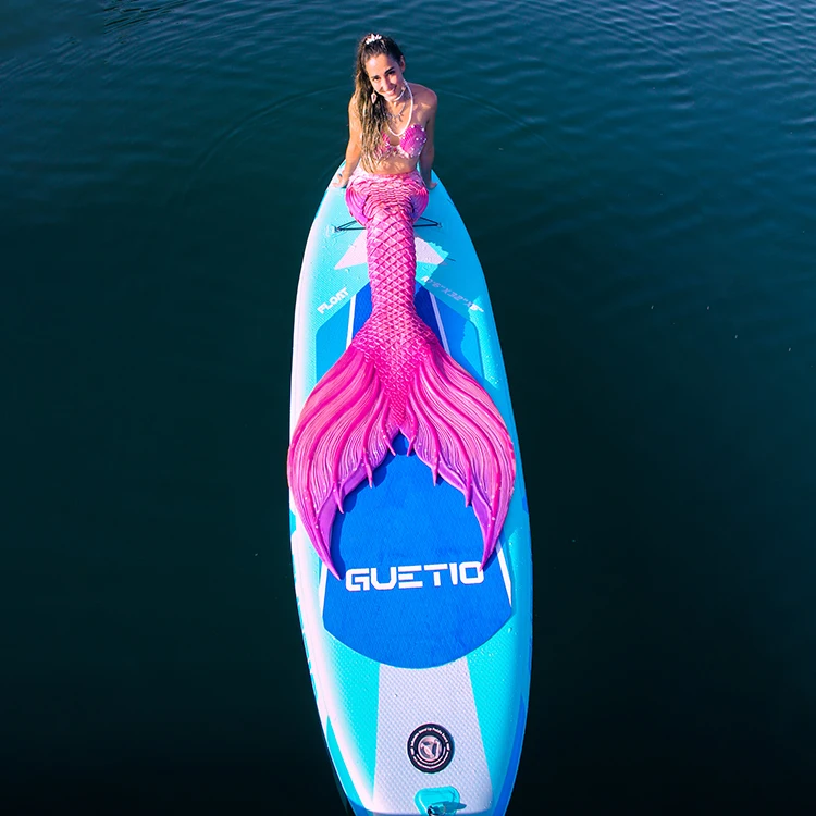 

GUETIO Fast Dispatch Adventure Touring Non-Slip EVA Inflatable Stand Up SUP Paddle Board Soft Top Surfing Board