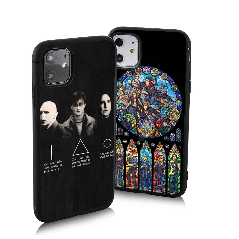 

Soft Silicone Phone Case For iPhone 11Pro XS Max XR X 6S 7 8 Plus Harries Potter Cartoon Shockproof TPU back Cover custom