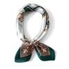 2019 New Silk Scarf Shawl Collar Plain Crepe Satin Silk Printed Scarf