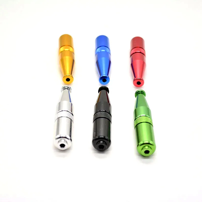 One Hitter Metal Baseball Bat Shaped Tobacco Smoking Pipe Metal Snuff