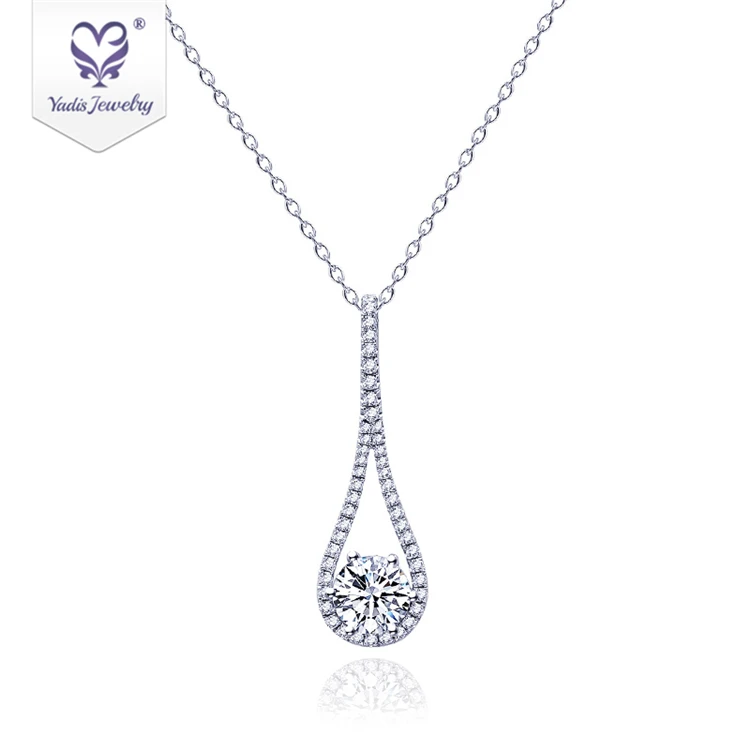 

Yadis Cheap Price Private custom jewelry Moissanite Diamond Pendant Necklace For Girls, Picture