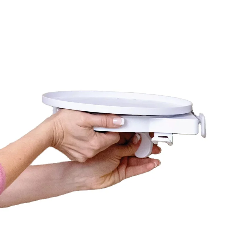 

Bathroom and kitchen rotating triangle shelf, suction wall free perforation set rotating shelf, Bathroom kitchen shelf, Storage