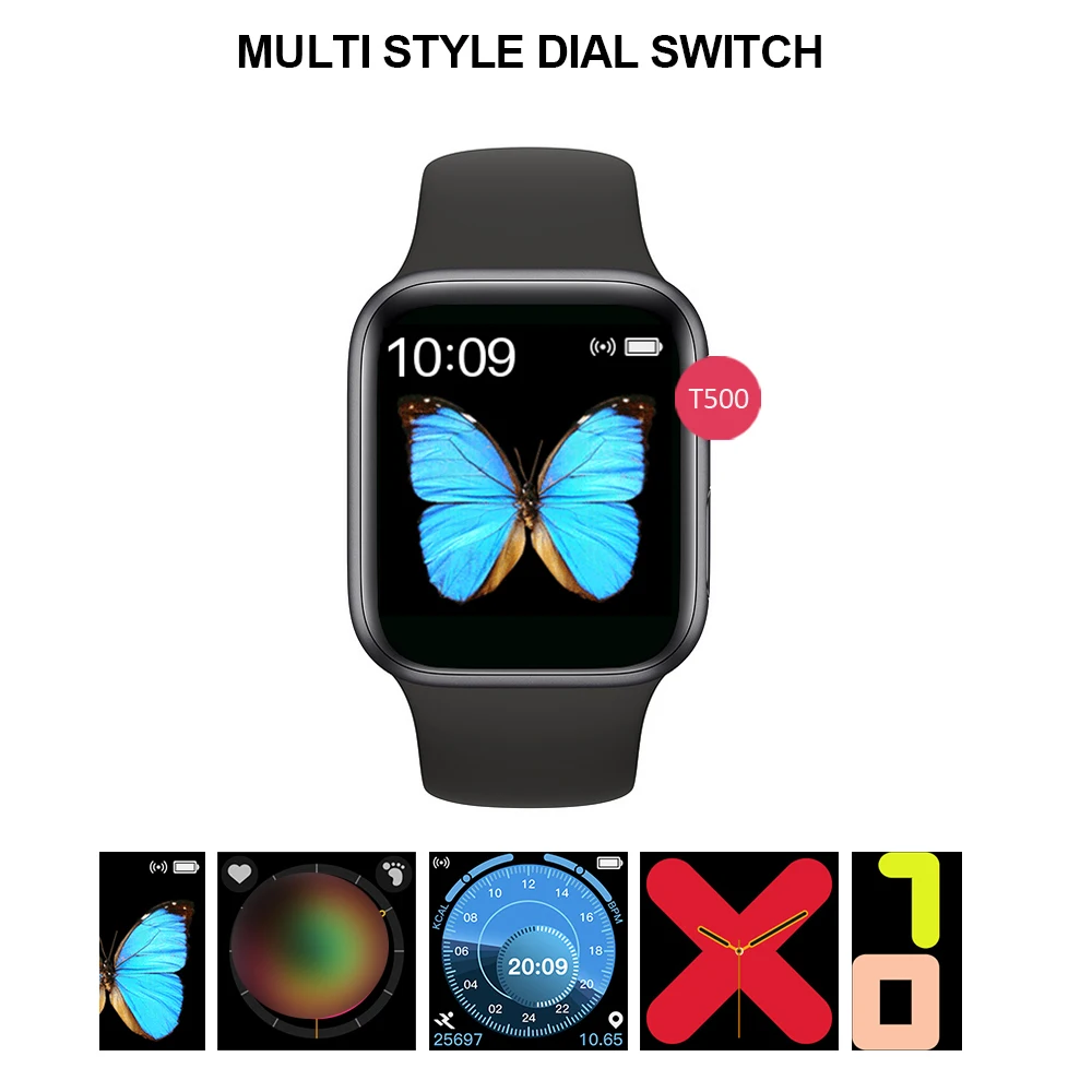 T500 Band Smartwatch Reloj Inteligente Straps Waterproof Touch Screen Series 5 Bts Call