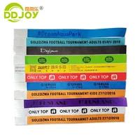 

Wholesale Cheap Festival party Arm Band Custom ID Paper Bracelets Dupont Tyvek Paper Wrist Band for Events Bar