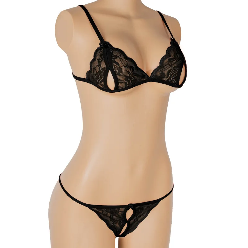 

2020 wholesale best selling lace transparent women sexy lingerie Bra&Brief Sets