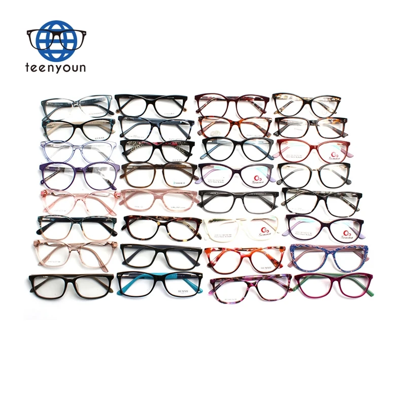 

Teenyoun Free Samples Assorted Ready Mixed Stock Cheap Glasses Acetate Optical Eyeglass Frames Eyewear