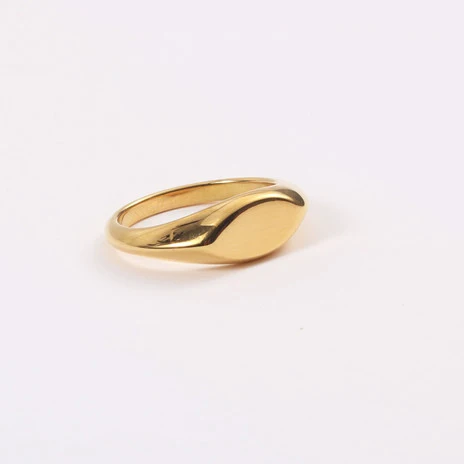 

Ring Stainless steel jewelry plating 18K gold Simple Elegant Gift Party New Cold style