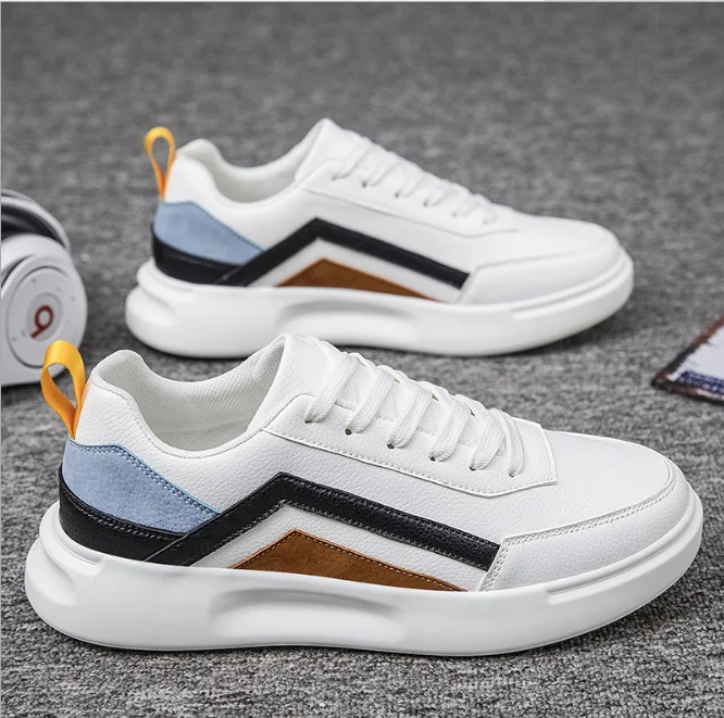 

Cheap Casual Fashion Shoes Men Comfortable White Men's Casual Shoes Canvas Shoes For Men, Black white