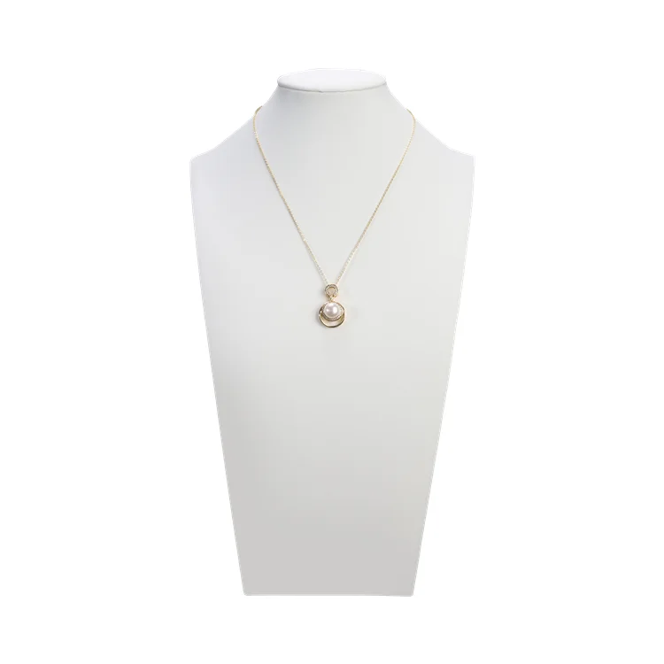 

Made in China high-quality round freshwater pearl necklace wedding wear drop-shaped pendant, As picture