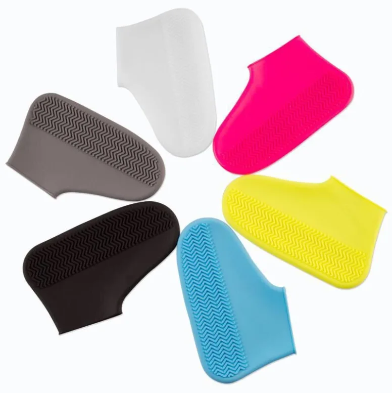 

Waterproof Shoe Cap Covers Non-Slip Water Resistant Overshoes Silicone Rubber Shoe Rain Covers Protectors