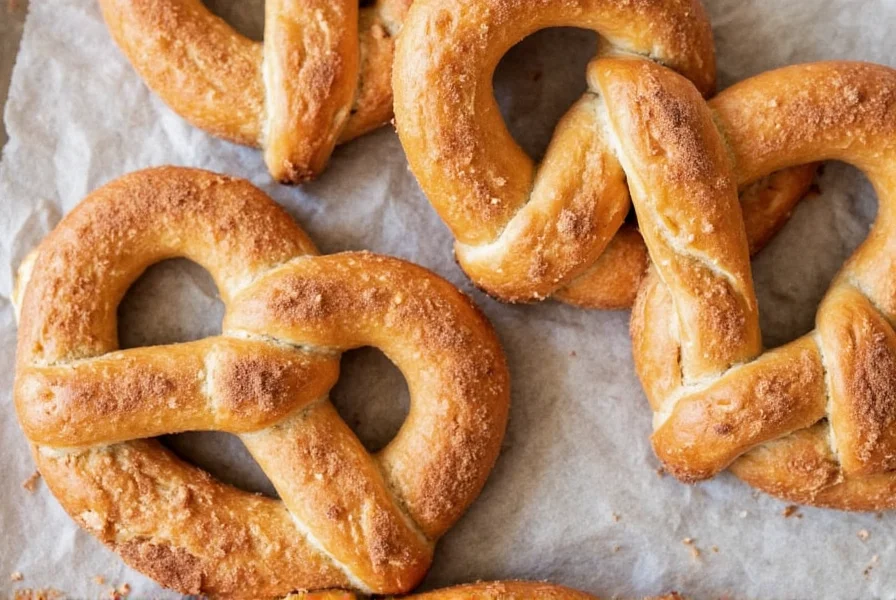 cinnamon sugar pretzel