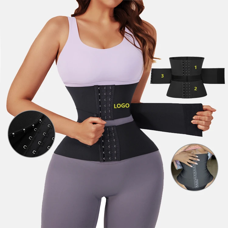 

High Quality Simple Black Corset 3 Steel Boned Underbust Plus Size Waist Trainer Corset Vintage Latex Shaper, Purple green