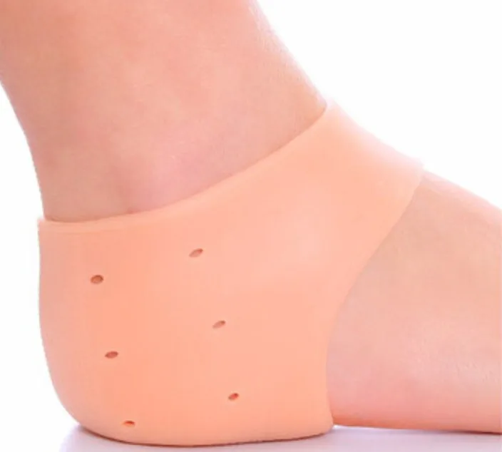 

Rubber Heel Cover Foot Care Products Silicone Heel Protector Pad Relieve Pain from Plantar Fasciitis Spur Cracked Heels