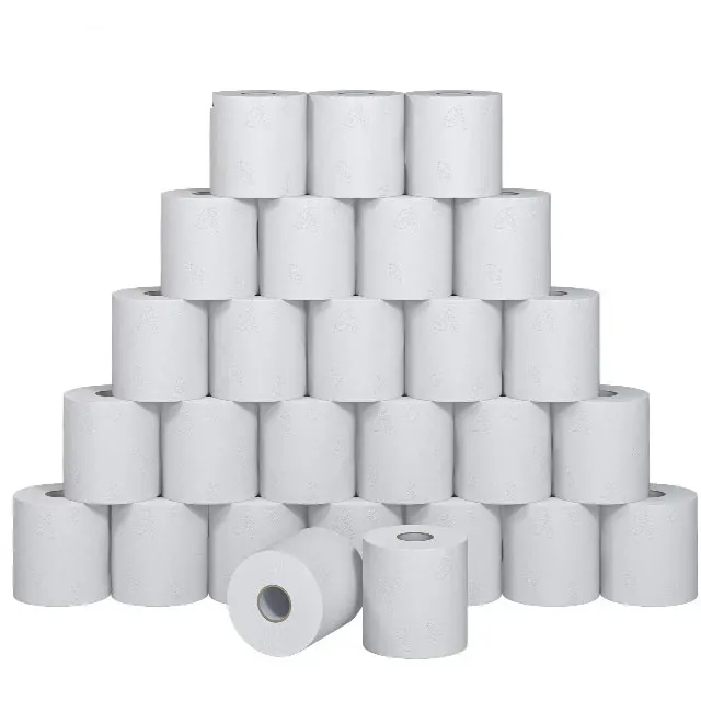 

Top Quality Ultra Soft Wood Pulp Toilet Paper Tissue Roll For 105rolls, White