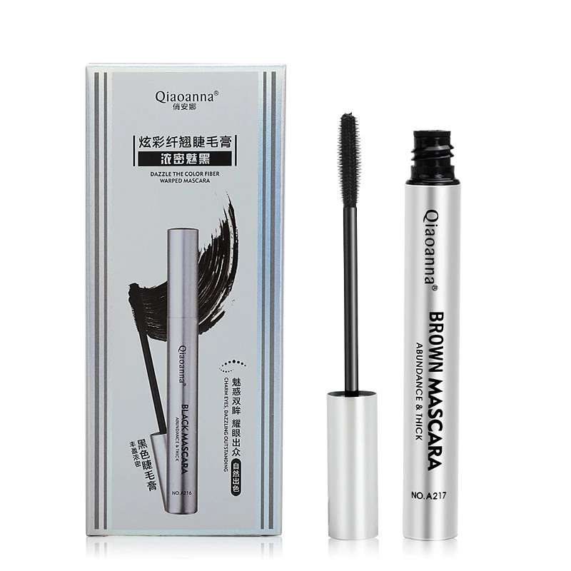 

Wholesale explosion-proof ultra-fine base makeup color mascara waterproof non-smudge mascara, Custom color