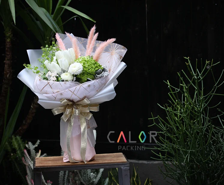 
Starry gauze flower wedding packaging decorations material 