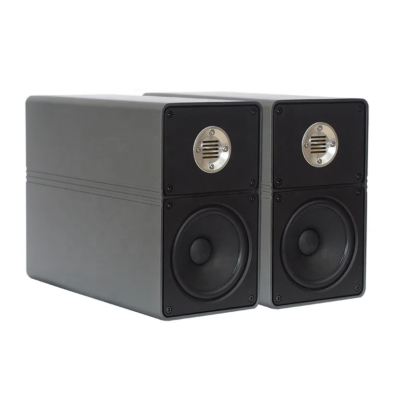 

BRZHIFI Factory CL305 Aluminum Alloy Desktop Speaker 4 Inch Passive Two-way Audiophile Level Speaker High Fidelity Home Audio