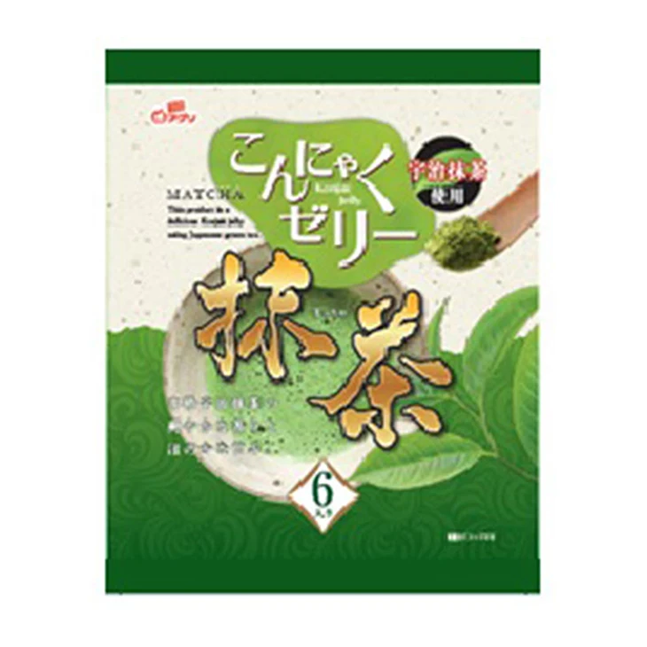 
Hot sale deliciouis new shape fruit jelly pop with matcha flavor 