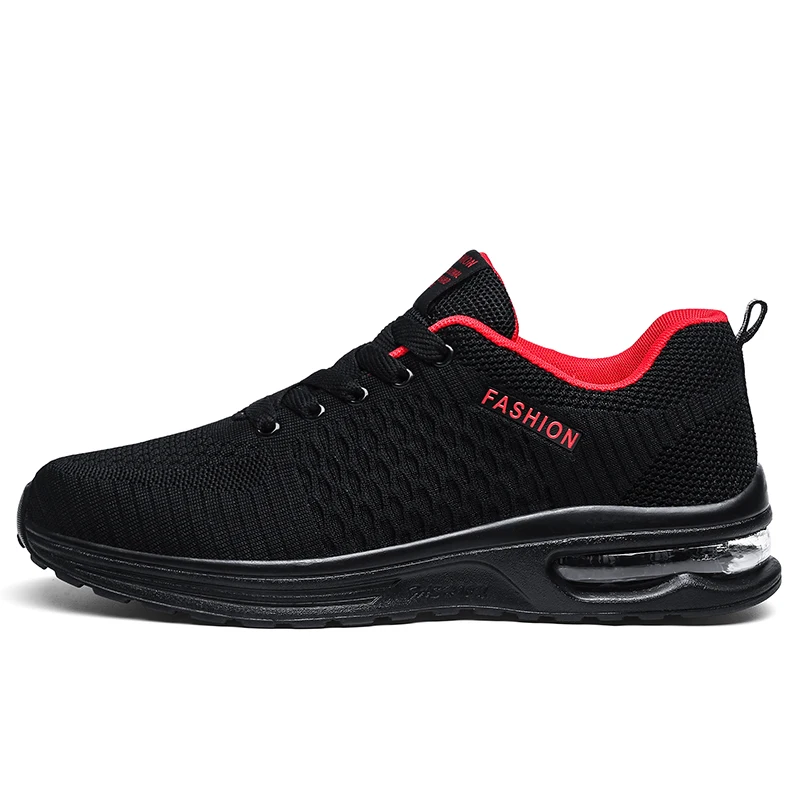 

2021 Black Sport Shoes Man Air Shoes Man Shoes Sneaker Lightweight Breathable Running Footwear Trainers Athletic