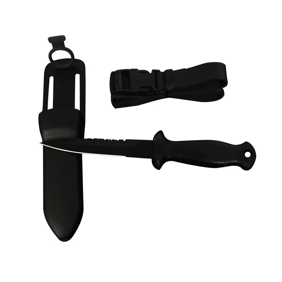 

DEDEPU Titanium 402 stainless steel dive knife, Black