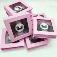 

Manufacturer vendor eyelashes own brand real 25mm eyelash 3d mink eyelashes custom packaging lashes box case mink eyelashes