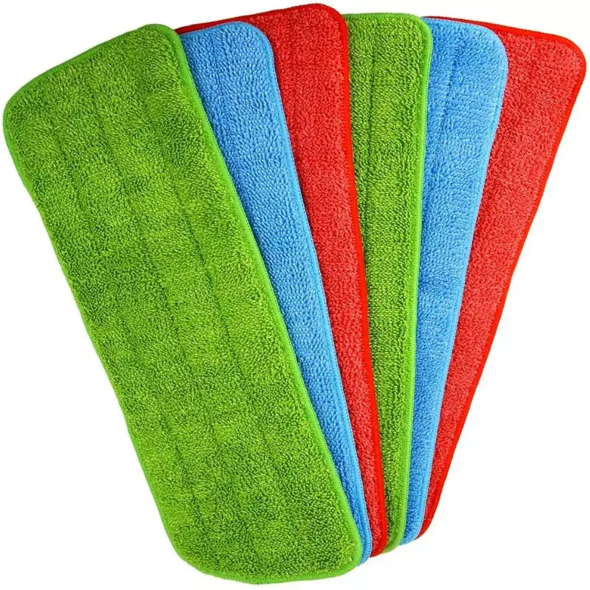 Deep Clean Reusable & Washable Replacement Cleaning Pads Refills Fits for Flat Mop Head 1pc Microfiber Spray Mop Replacement Heads for Wet/Dry Mops 13 x 4.7 