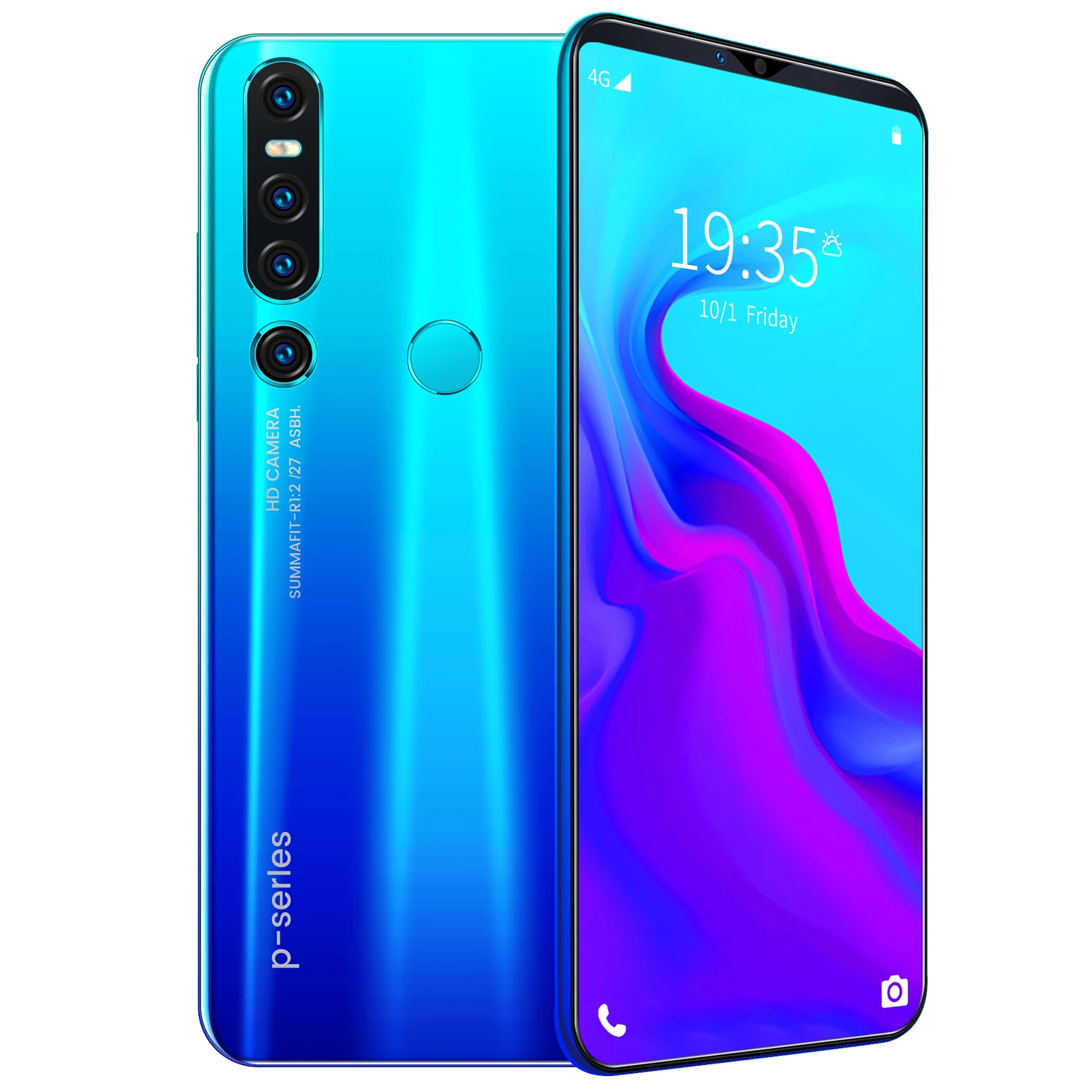 

Free shipping Global version unlocked mobile phone P46 6.1inch Android touch phone