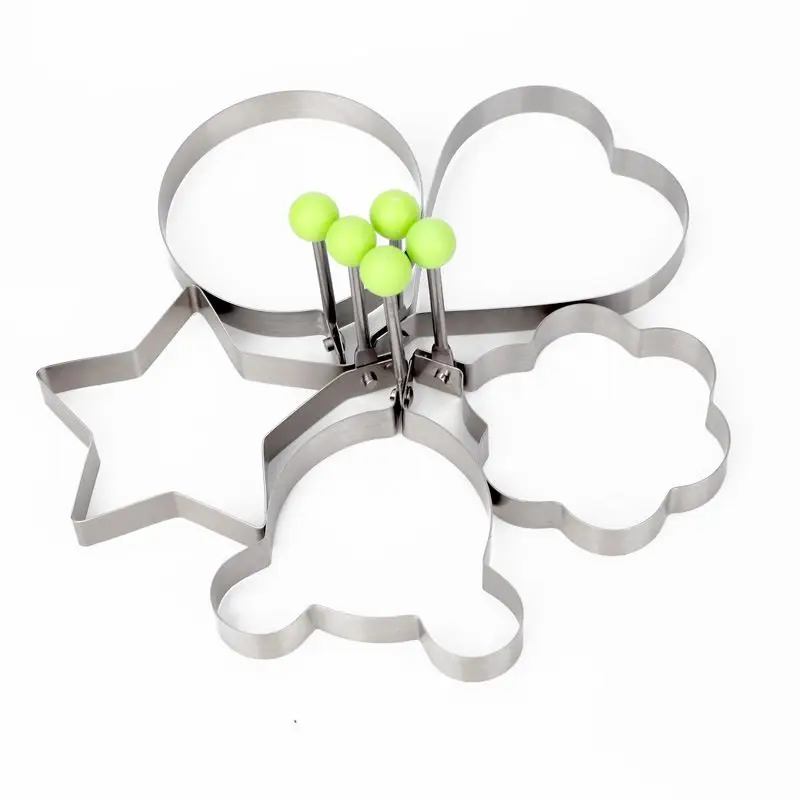 

Factory direct love heart shaped stainless steel omelette mold