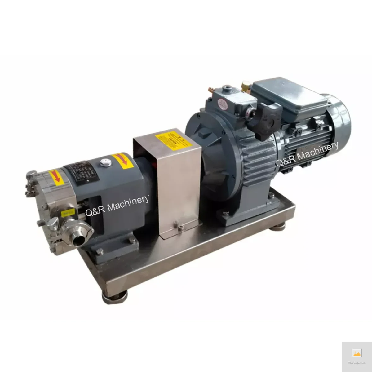 stainless steel sanitary rotary lobe pump high viscosity food