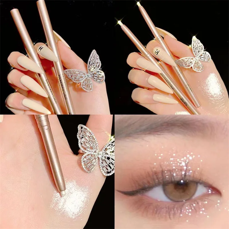 

Makeup Silky Cosmetic White Eyeliner Pencil Silkworm White Highlight Pen Waterproof Brighten up highlights Eyeliner