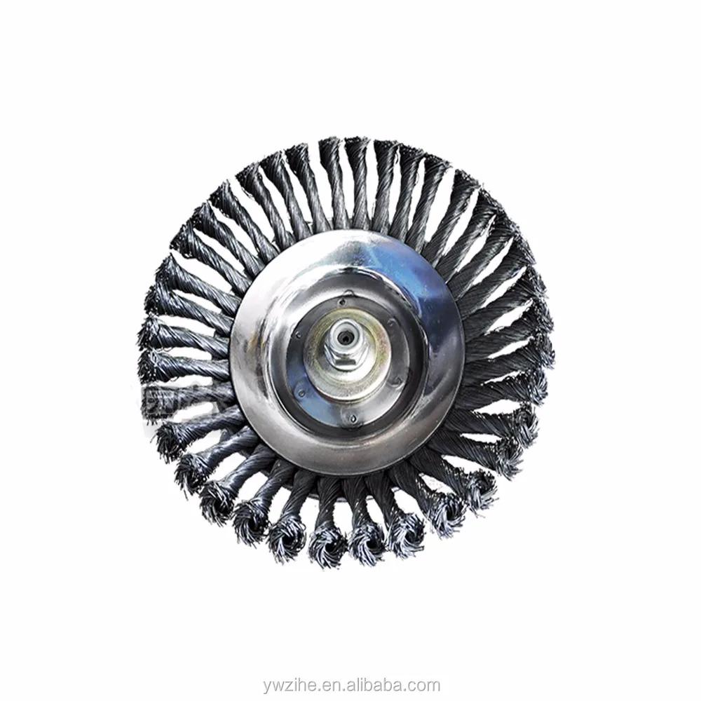 200mm Steel Wire Grass Trimmer Head Tray Brush Cutter Rotary Wheel Edge