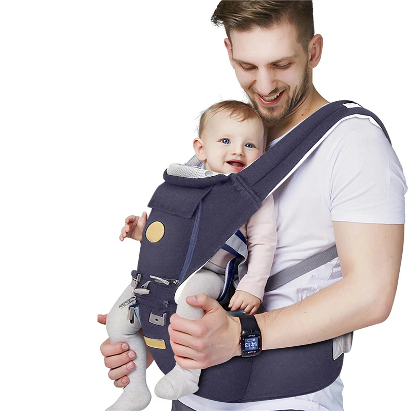 

Comfort Safety sling wrap hip seat ergonomic Baby Carriers with Adjustable Harness//