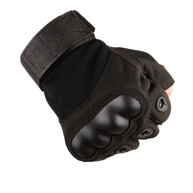 

Cycling Bike Half Finger Shockproof Breathable MTB Mountain Bicycle Sports Unisex Gloves, Black, army green, sand