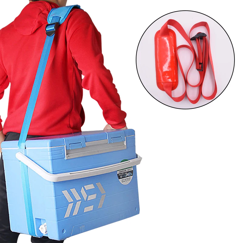 

Fishing box/case/container carrier shoulder strap premium fishing accessories latest other fishing products, Red/black/blue