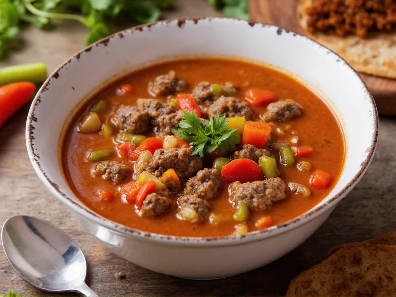 Vegetable Hamburger Beef Soup: Complete Guide & Recipe