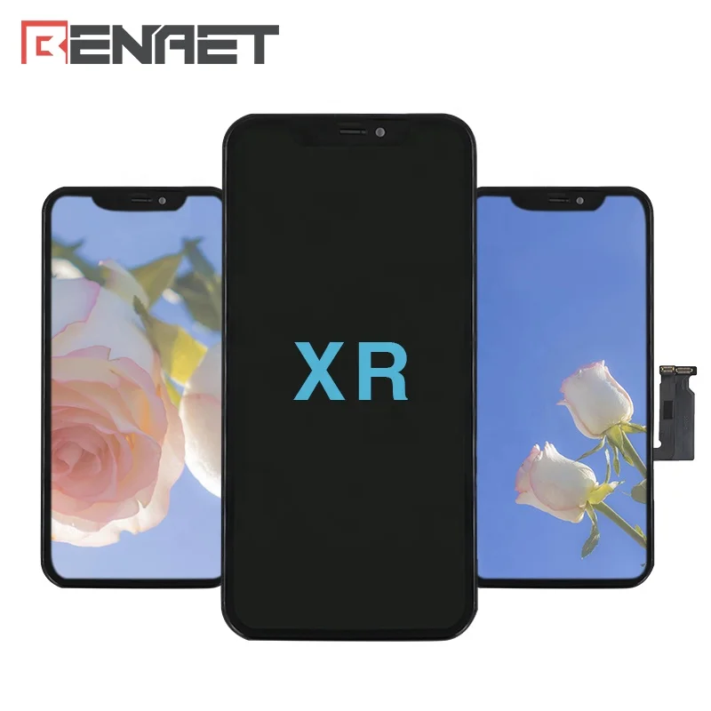 

100% New OLED For iPhone XR LCD Display Wholesale Price Display For iPhone X Xs Xr Screen Test Good 3D Touch No Dead Pixel, Black white