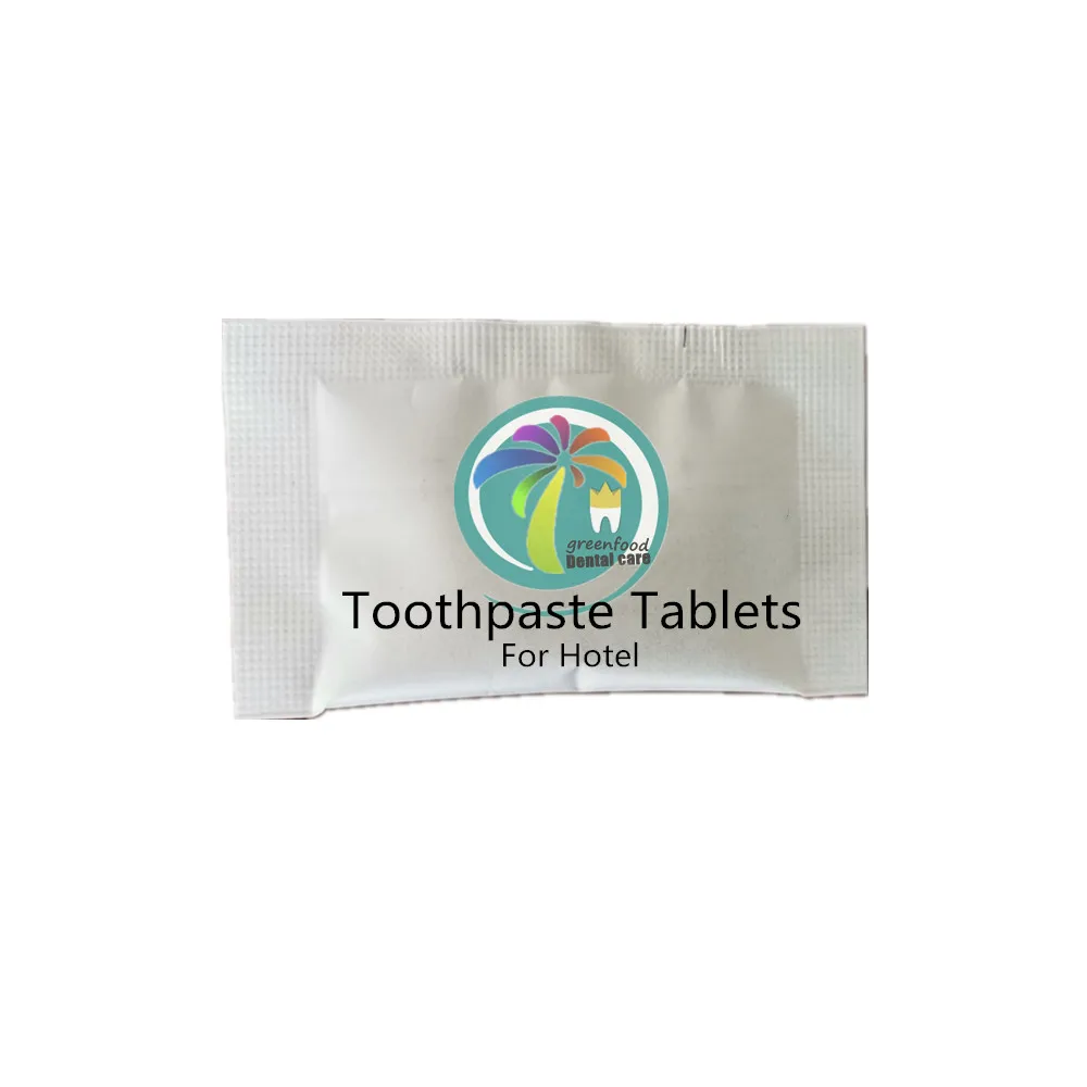 
100% Natural Convenient to Use Toothpaste Tablets For Hotel Use 