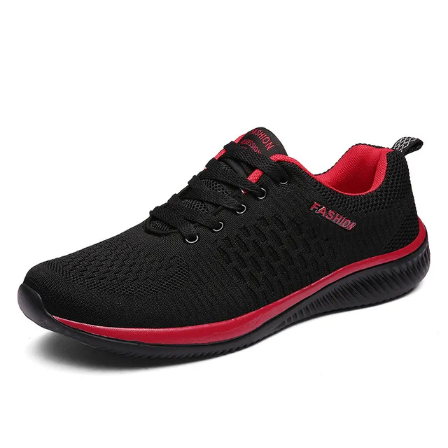 

New Mesh Men Casual Lac-up Shoes Lightweight Comfortable Breathable Walking Sneakers Tenis Feminino Zapatos