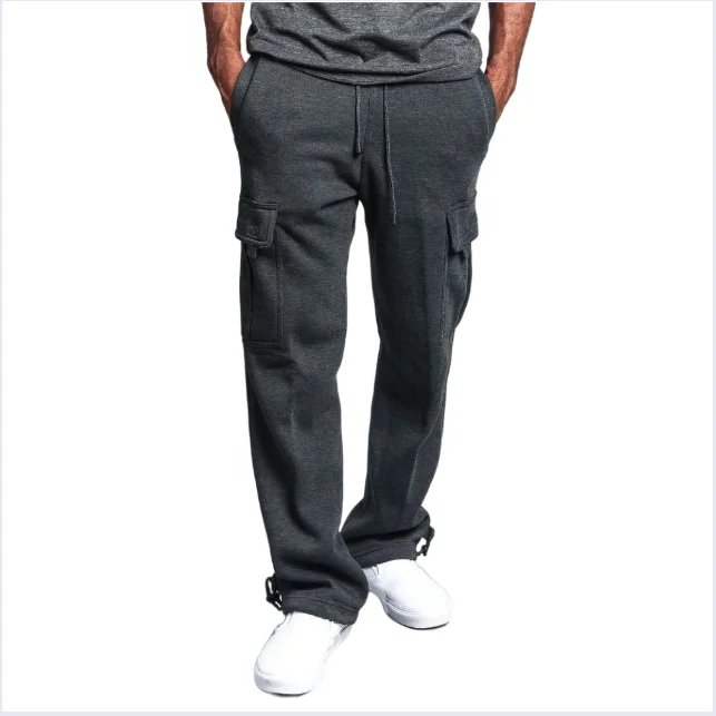 

Comfortable Elastic Waist fitness trousers sports slack pants for men